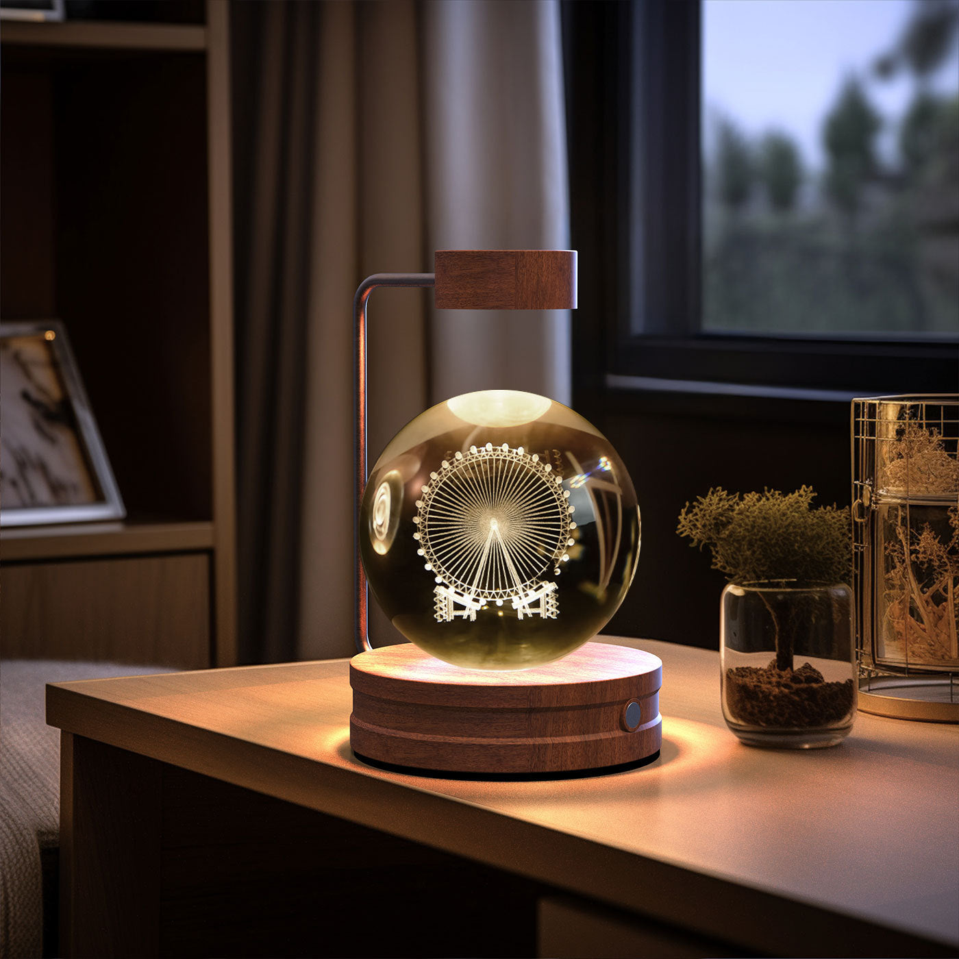 Crystal Ball Cosmic Indoor Night Light