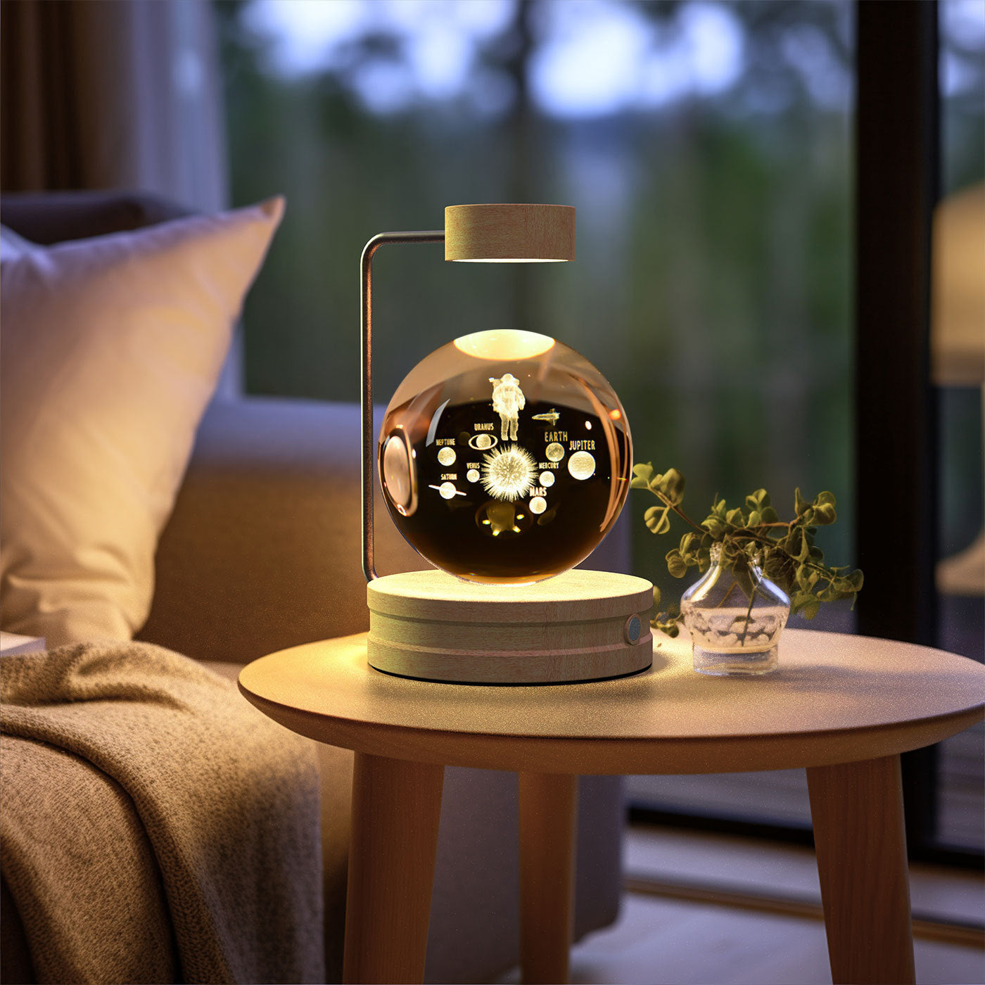 Crystal Ball Cosmic Indoor Night Light