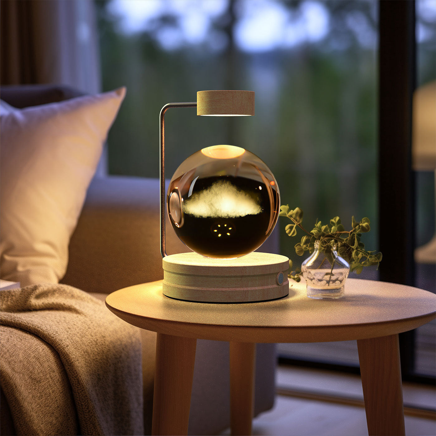 Crystal Ball Cosmic Indoor Night Light