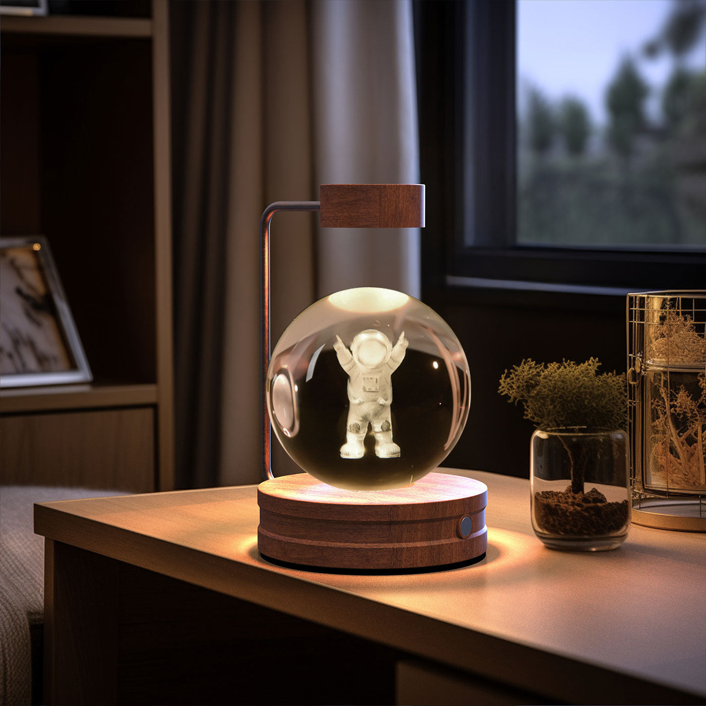Crystal Ball Cosmic Indoor Night Light