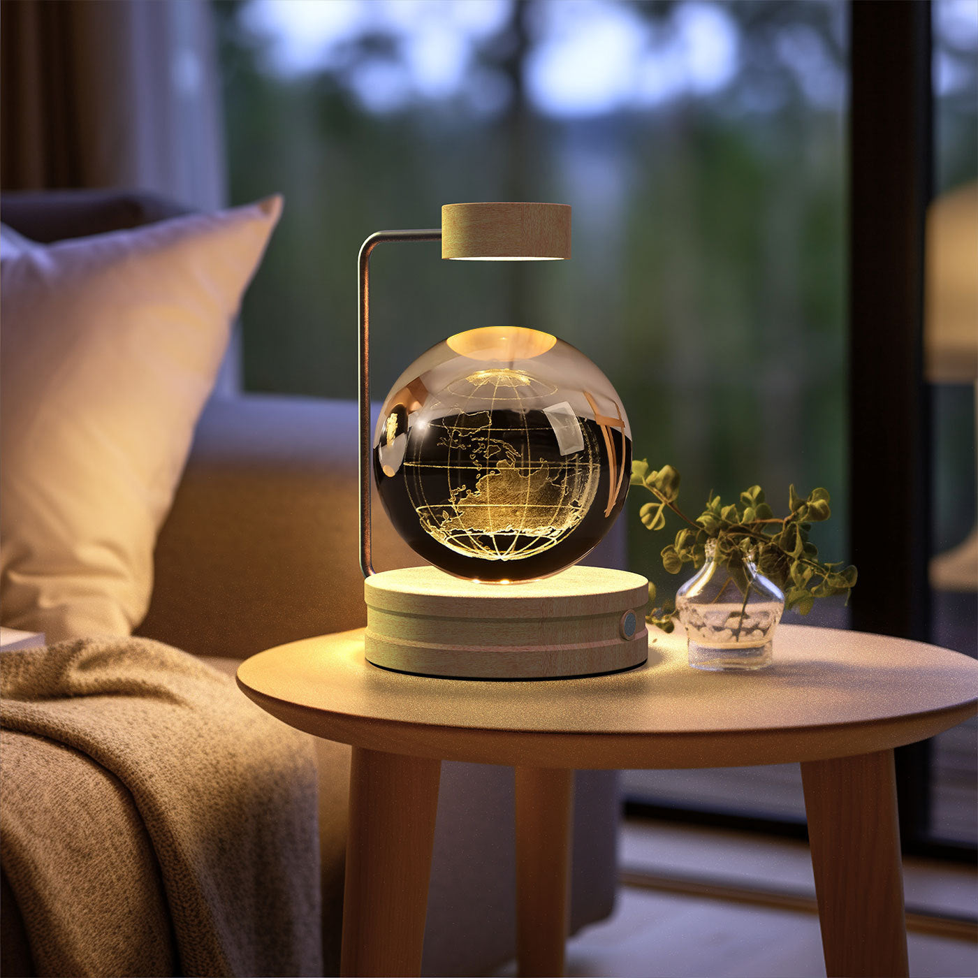 Crystal Ball Cosmic Indoor Night Light