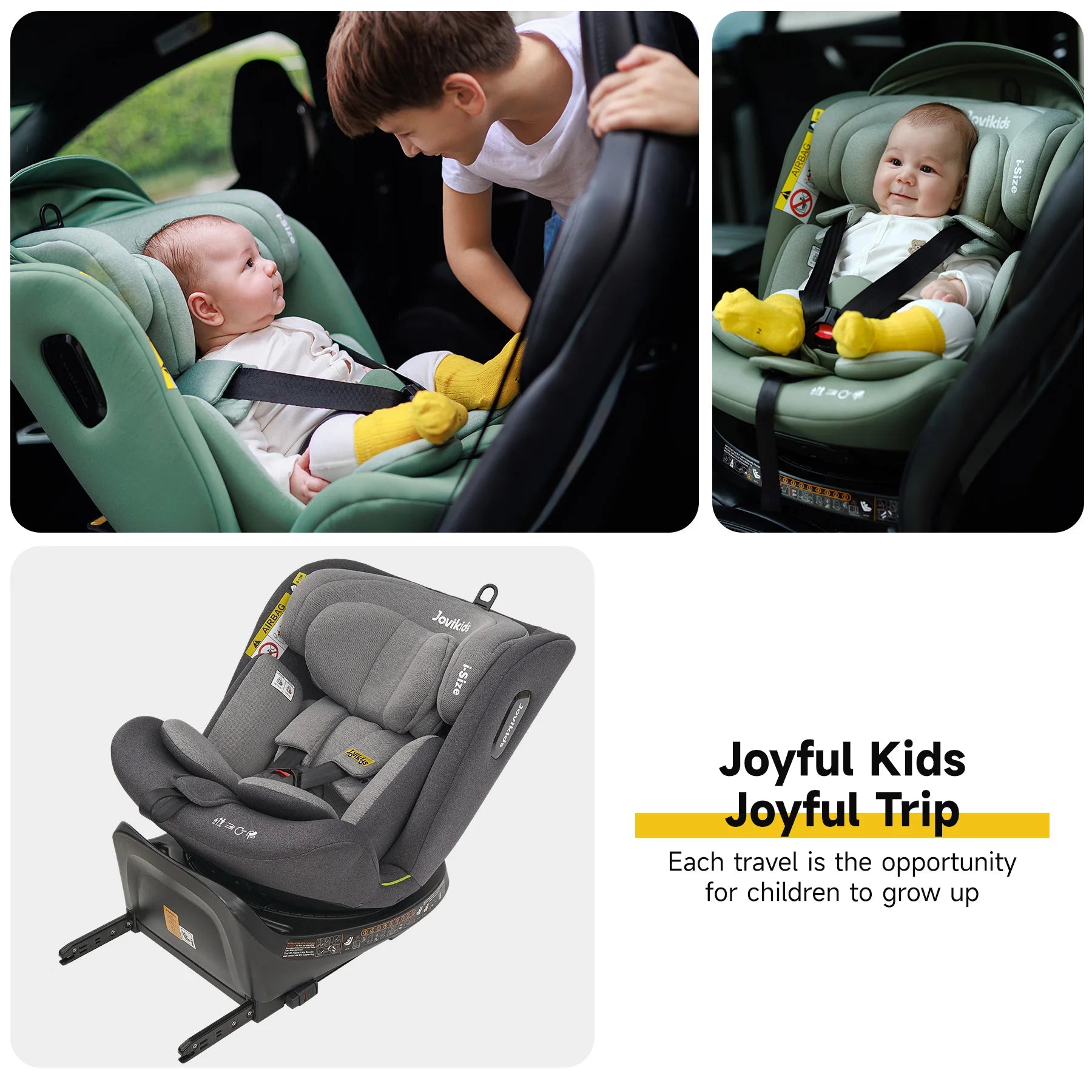 360° Swivel Baby Car Seat