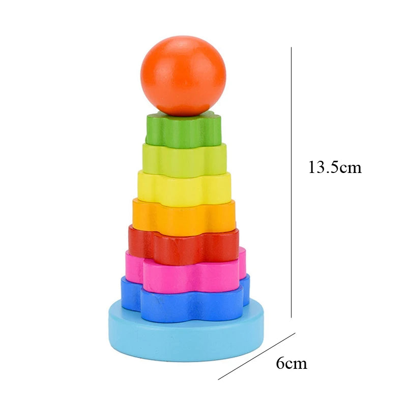 Montessori 3D Wooden Early Learning Baby Toys