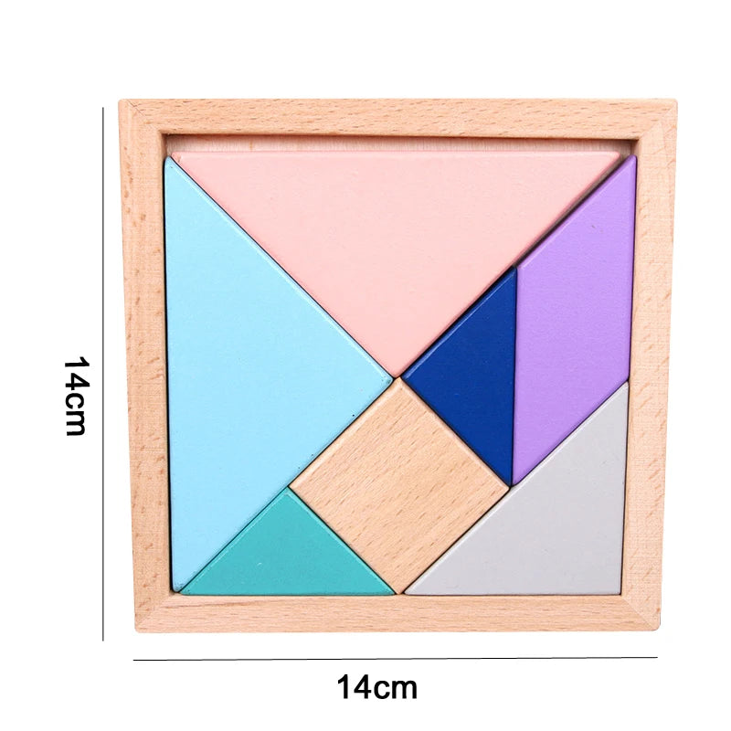 Montessori 3D Wooden Early Learning Baby Toys