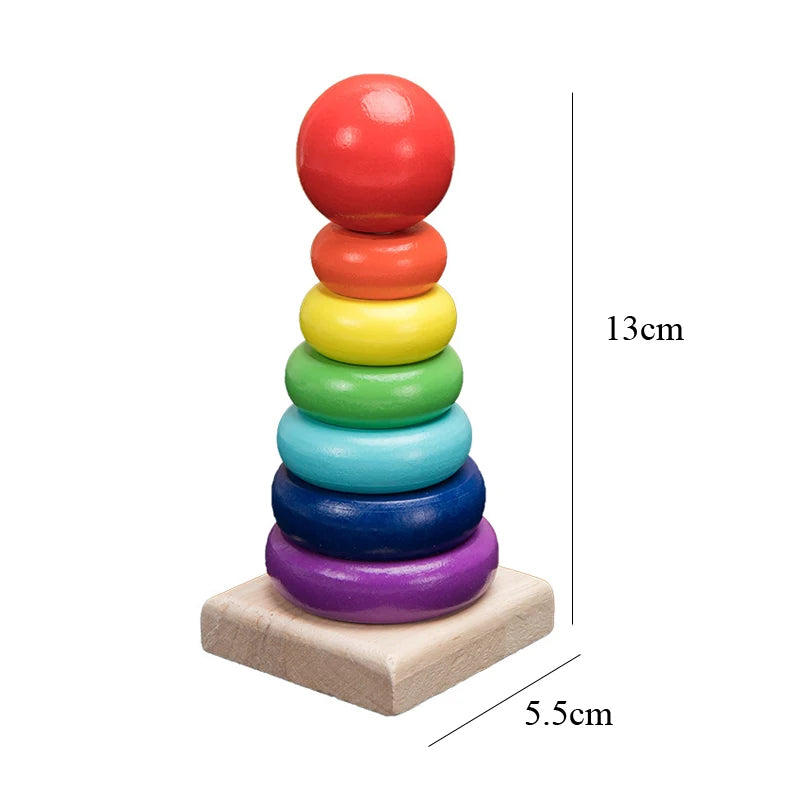 Montessori 3D Wooden Early Learning Baby Toys