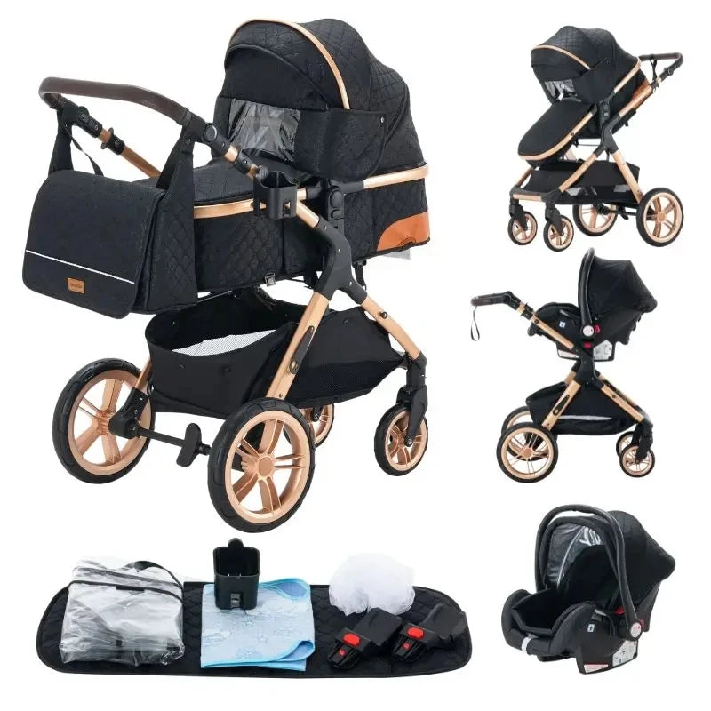 Luxury 3 in1 Baby Stroller