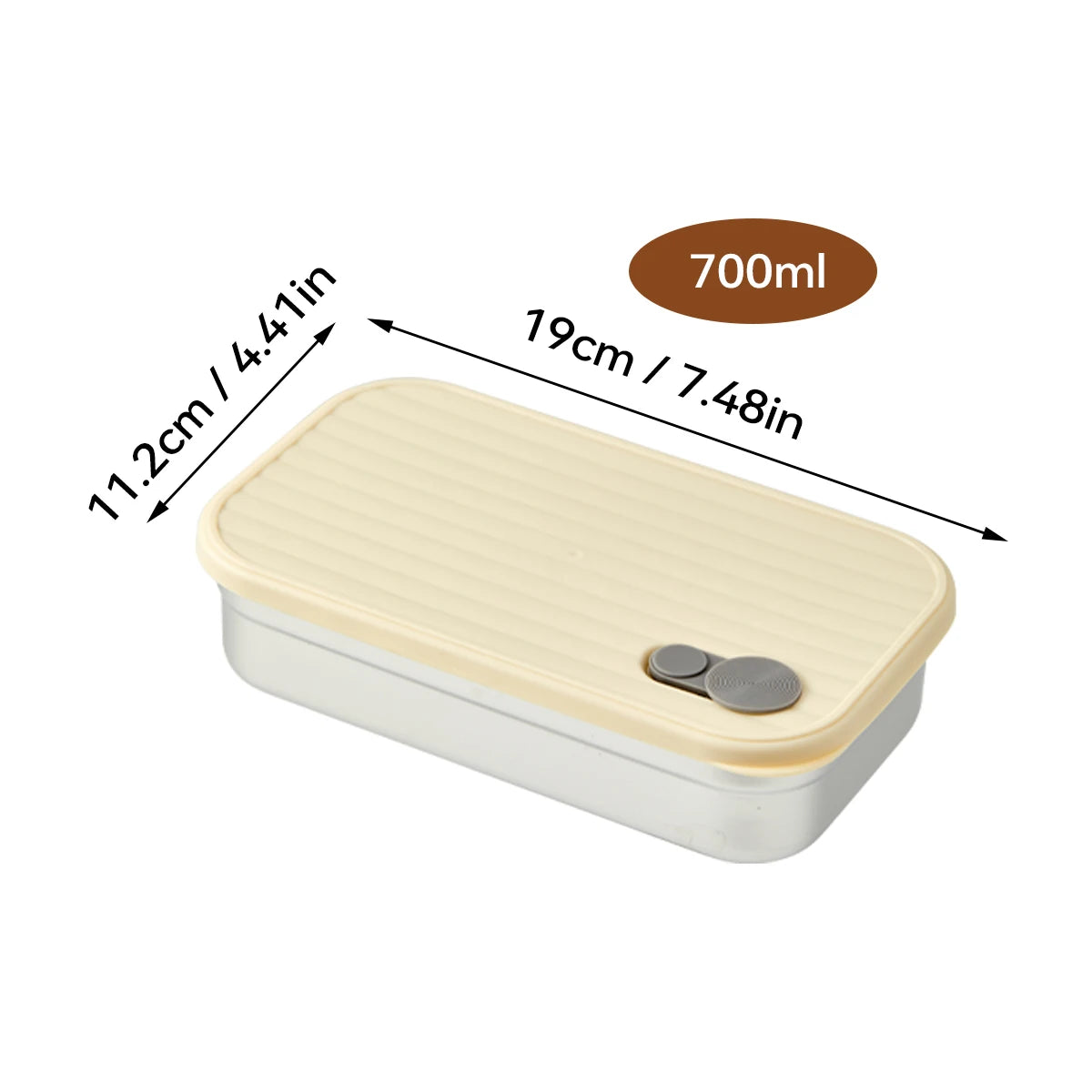 Portable Stainless Steel Lunch Box