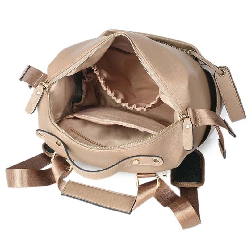 Multifunction Leather Diaper Bags