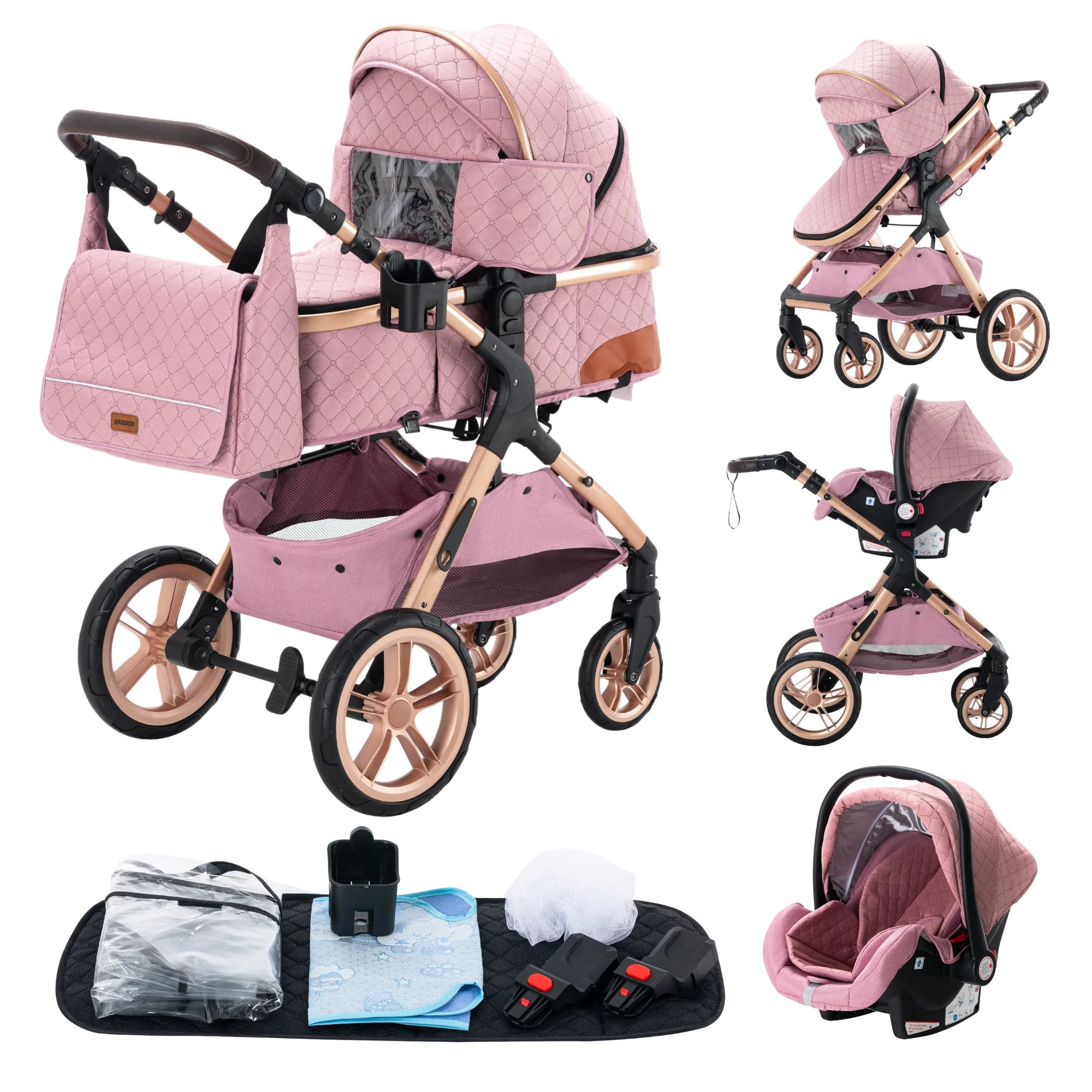 Luxury 3 in1 Baby Stroller