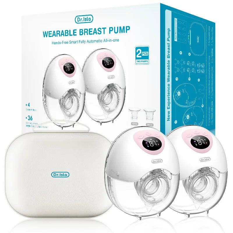2PCS Wearable Electric Breast Pump