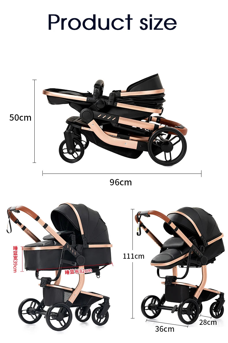 3 in 1 Baby stroller