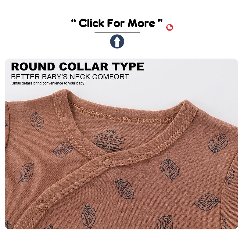 3 Pcs Long Baby Romper