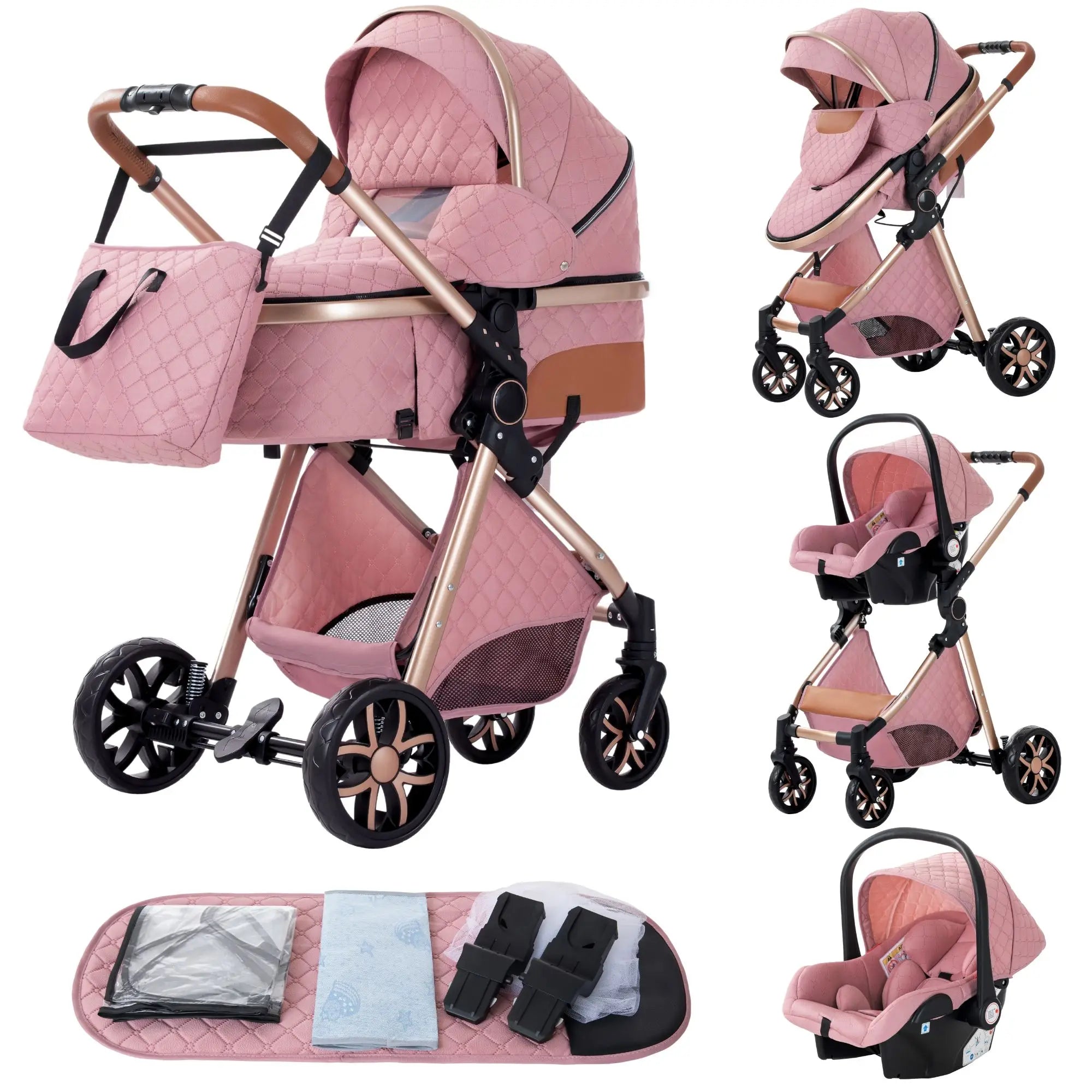 Luxury 3 in1 Baby Stroller
