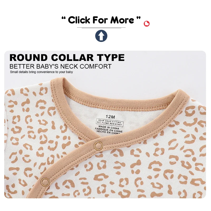 3 Pcs Long Baby Romper