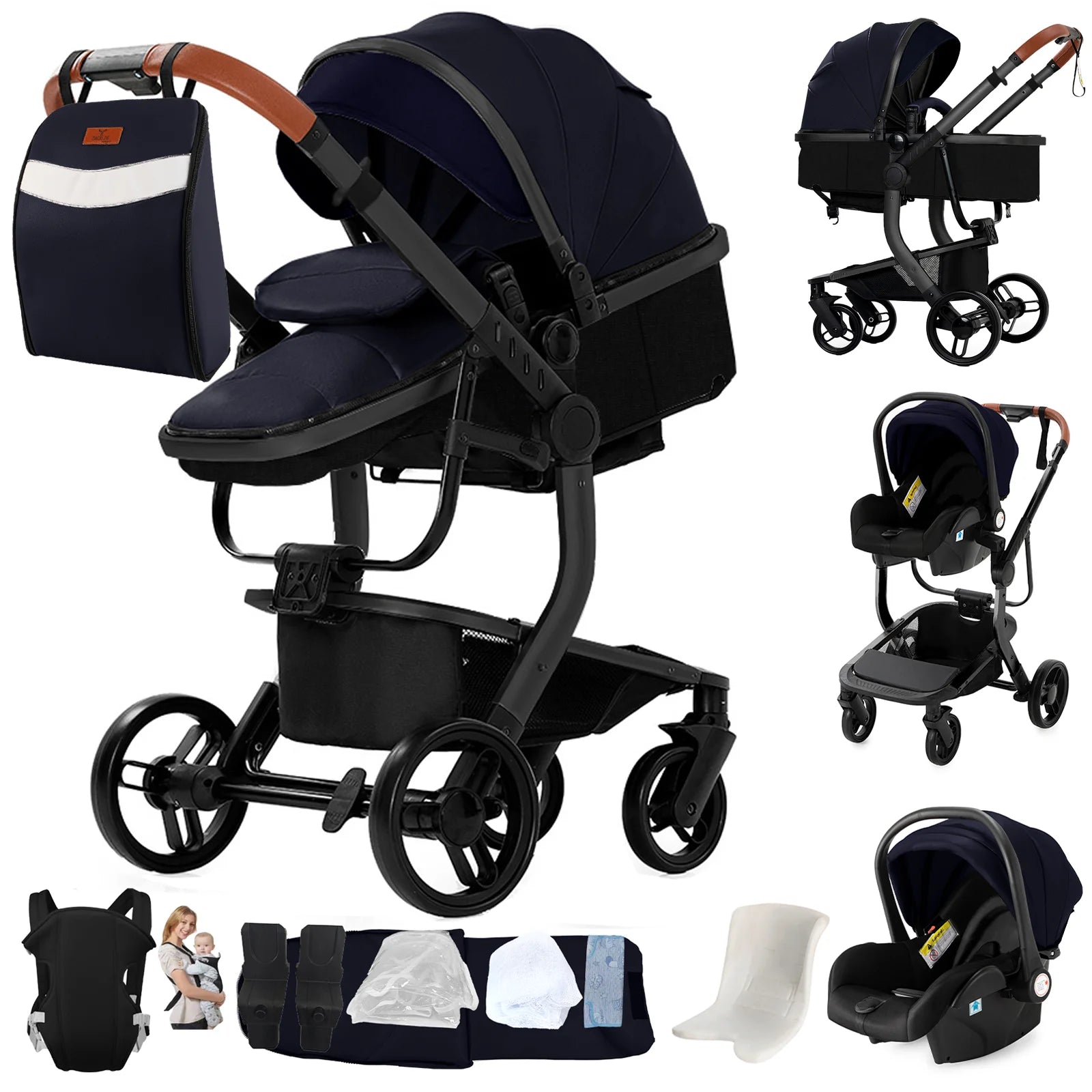 3 in 1 Baby stroller