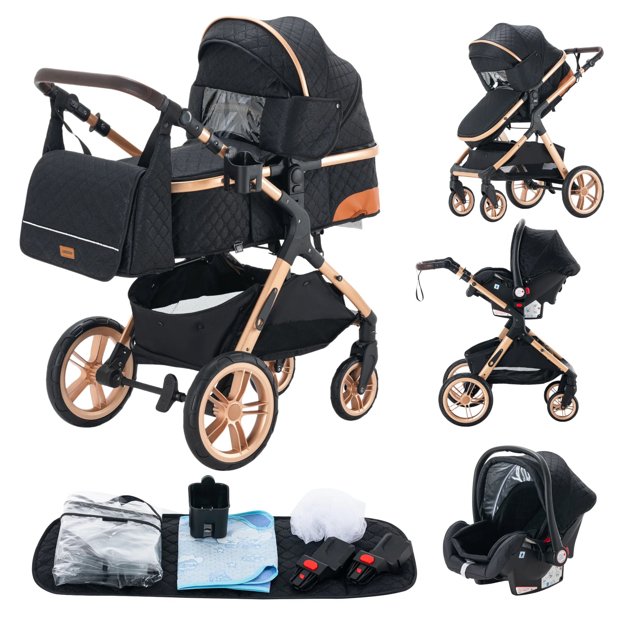 Luxury 3 in1 Baby Stroller