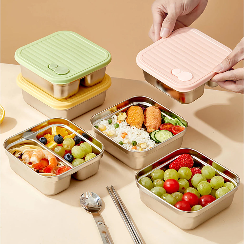 Portable Stainless Steel Lunch Box