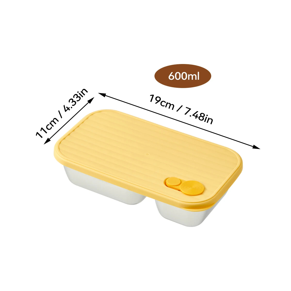 Portable Stainless Steel Lunch Box