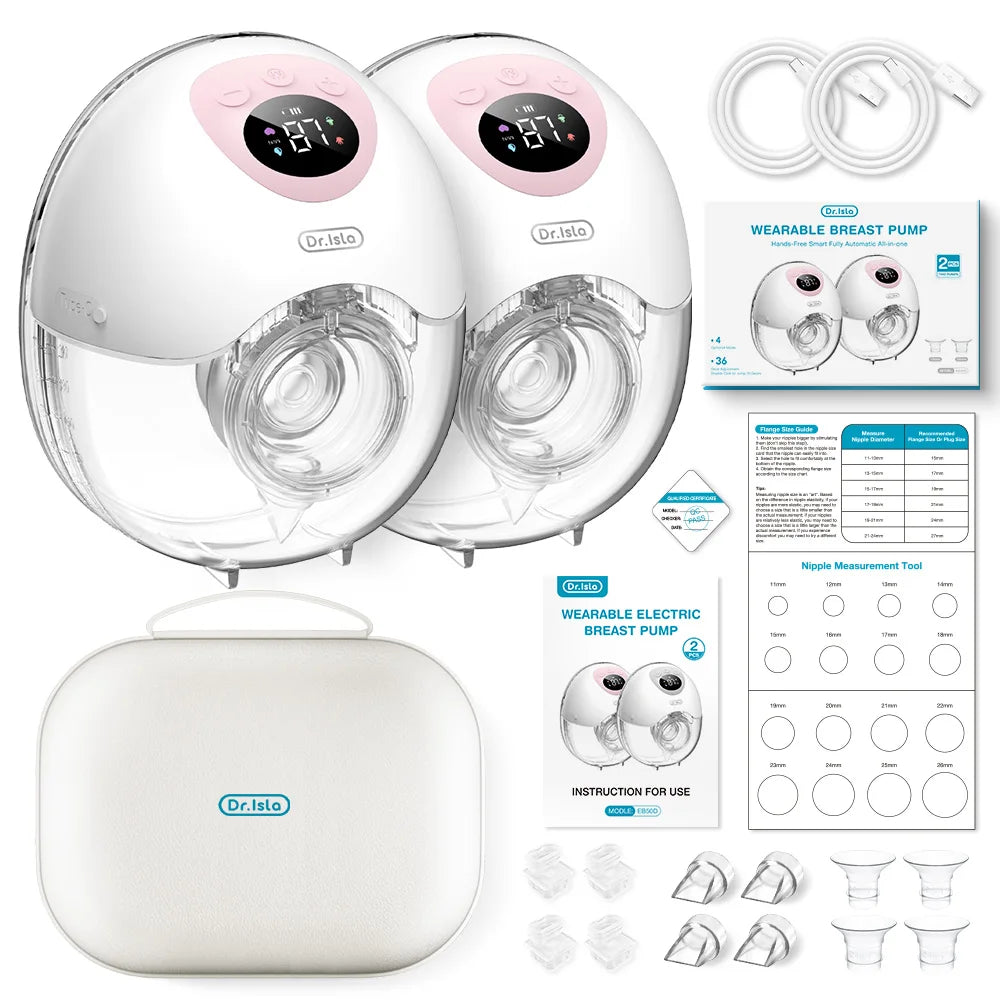 2PCS Wearable Electric Breast Pump