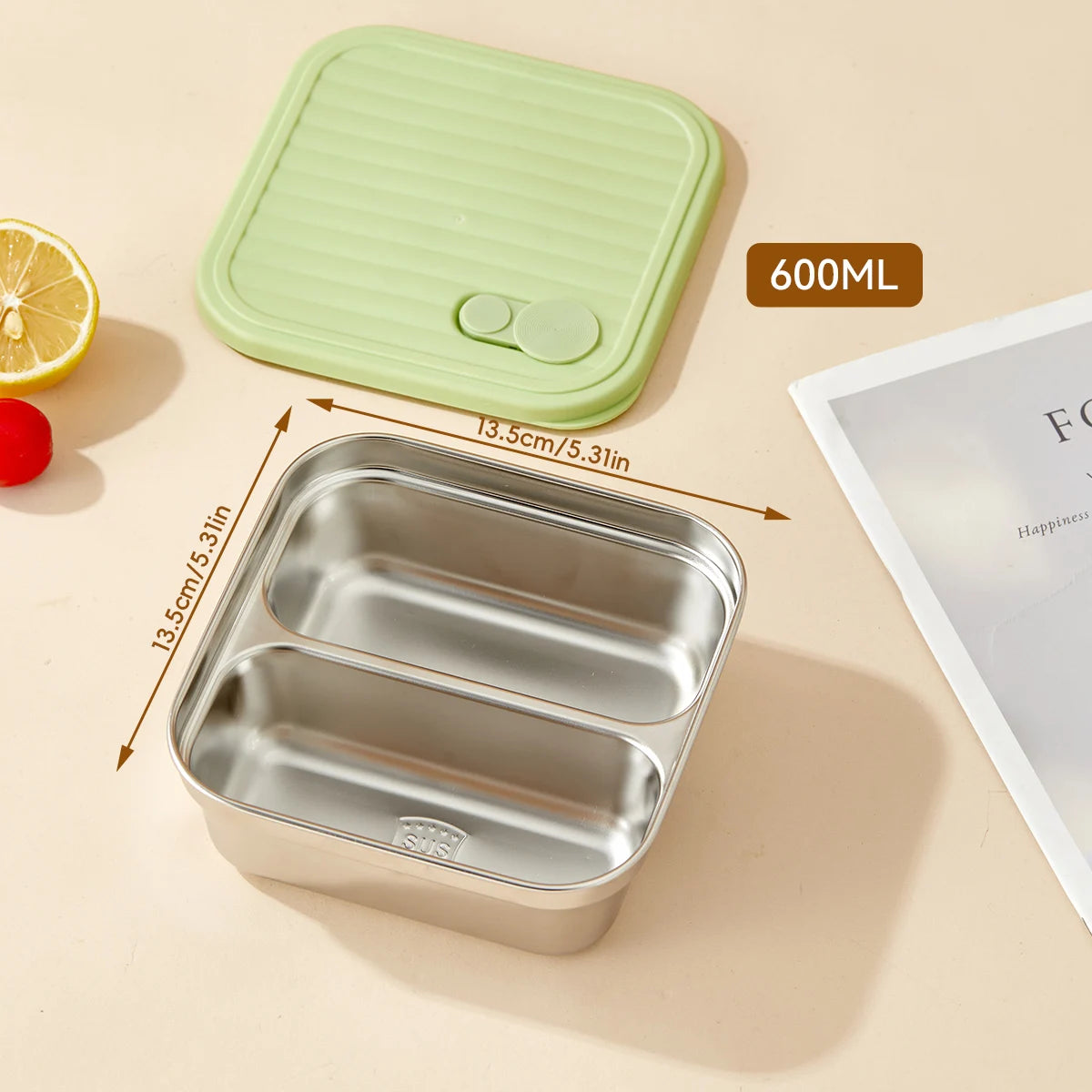 Portable Stainless Steel Lunch Box