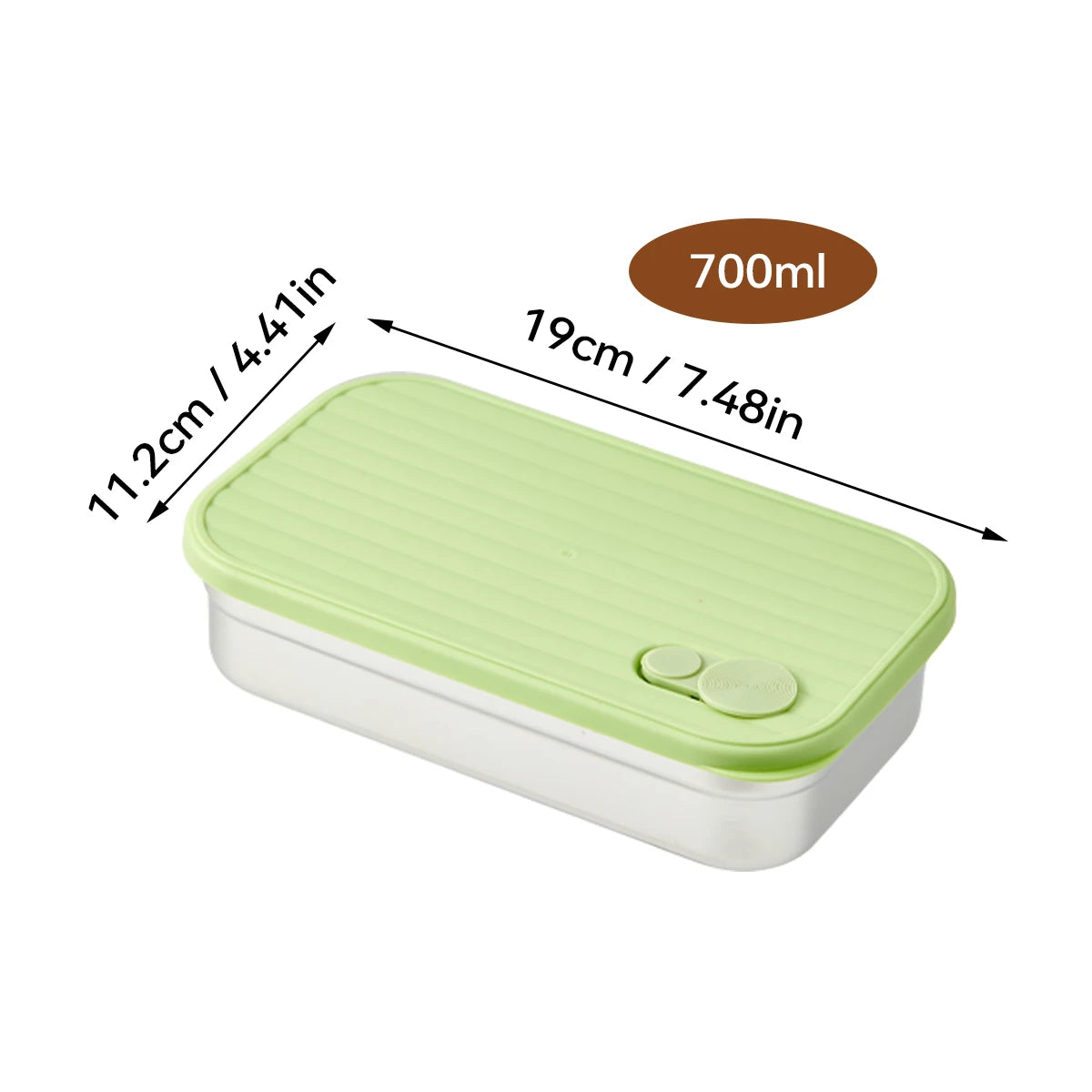 Portable Stainless Steel Lunch Box