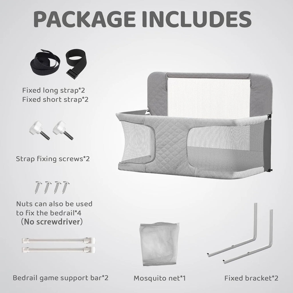 3-in-1 Foldable Baby Crib