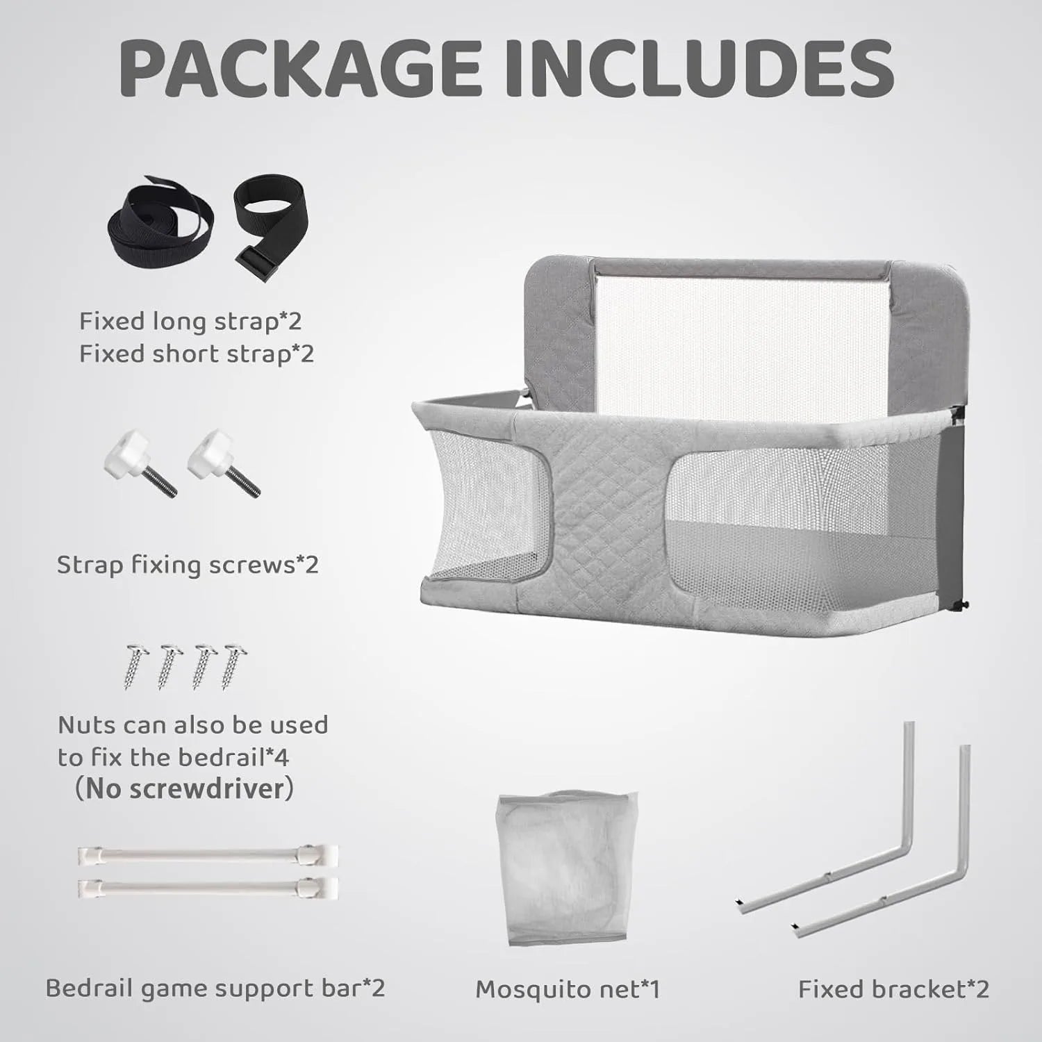 3-in-1 Foldable Baby Crib