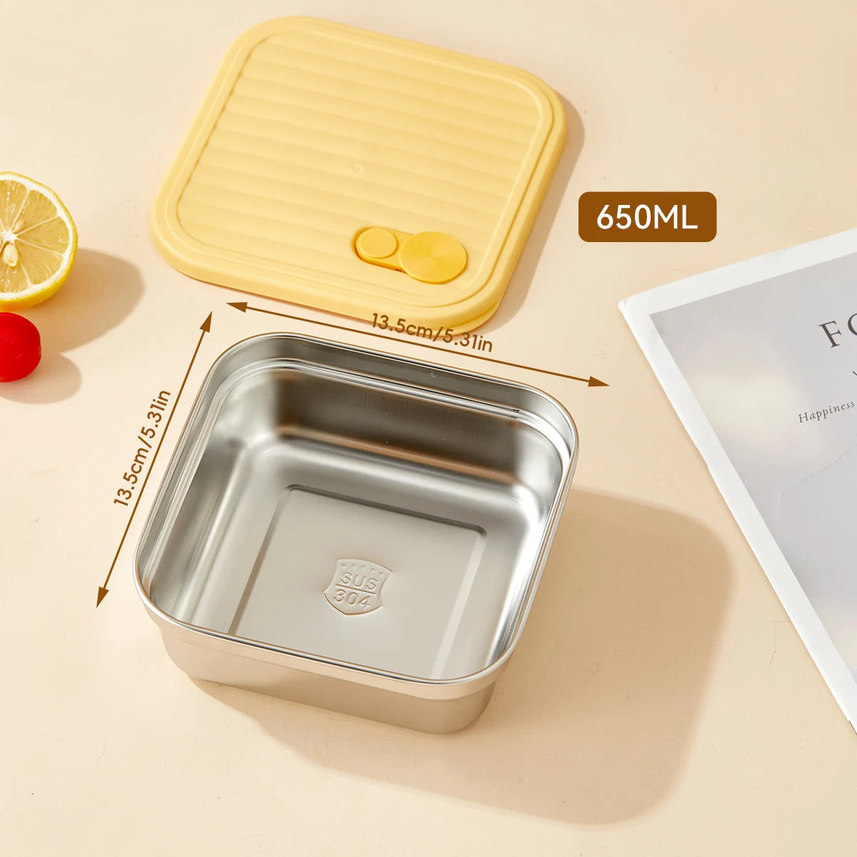 Portable Stainless Steel Lunch Box