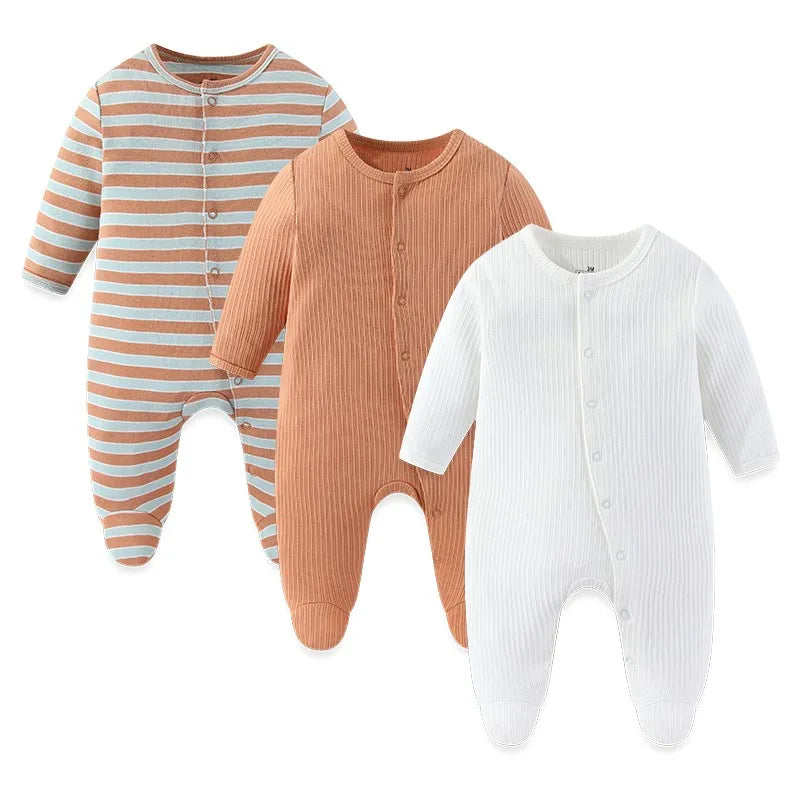 3 Pcs Long Baby Romper