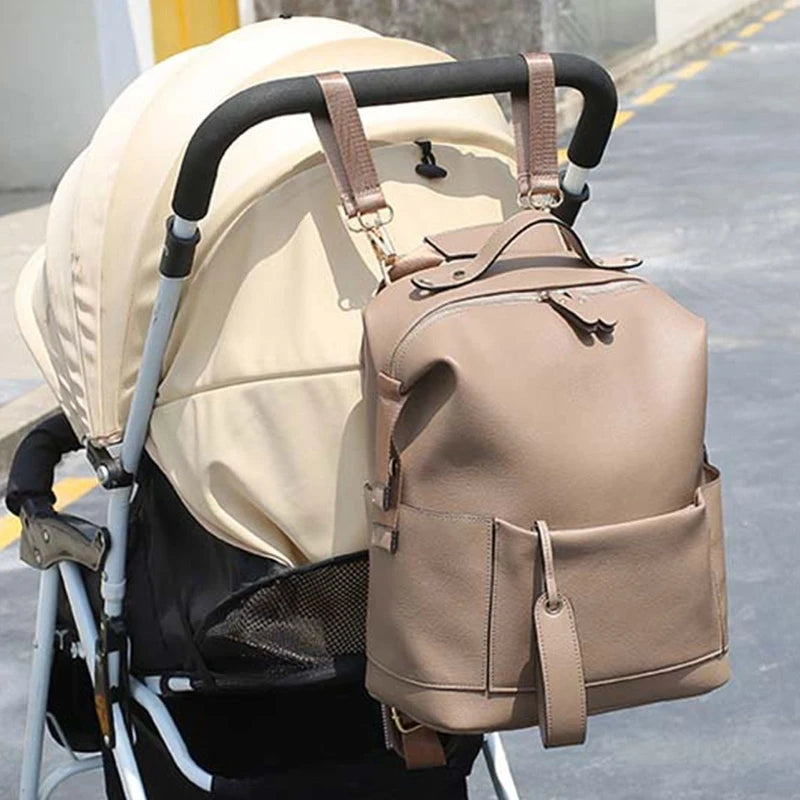 Multifunction Leather Diaper Bags