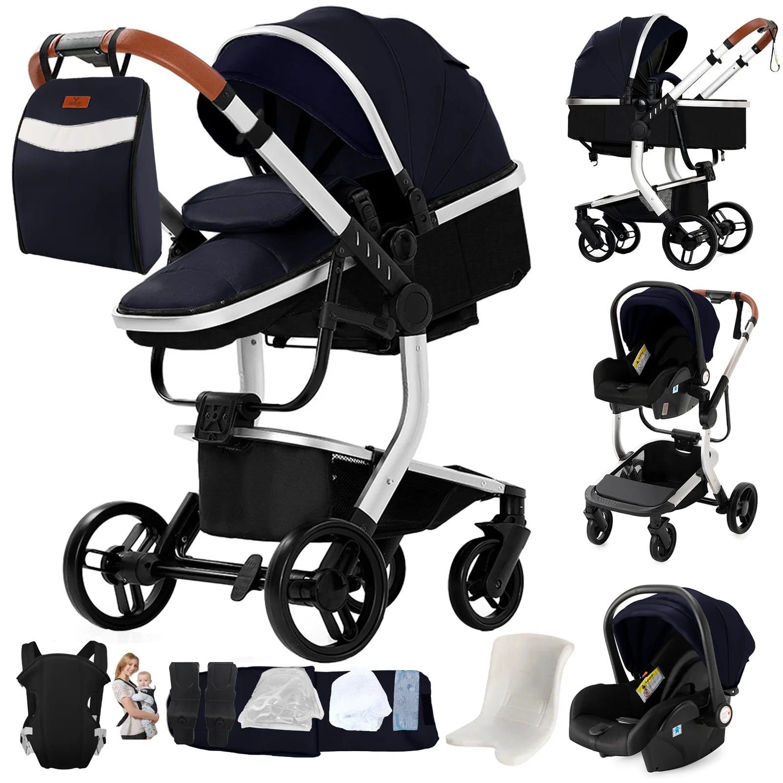 3 in 1 Baby stroller