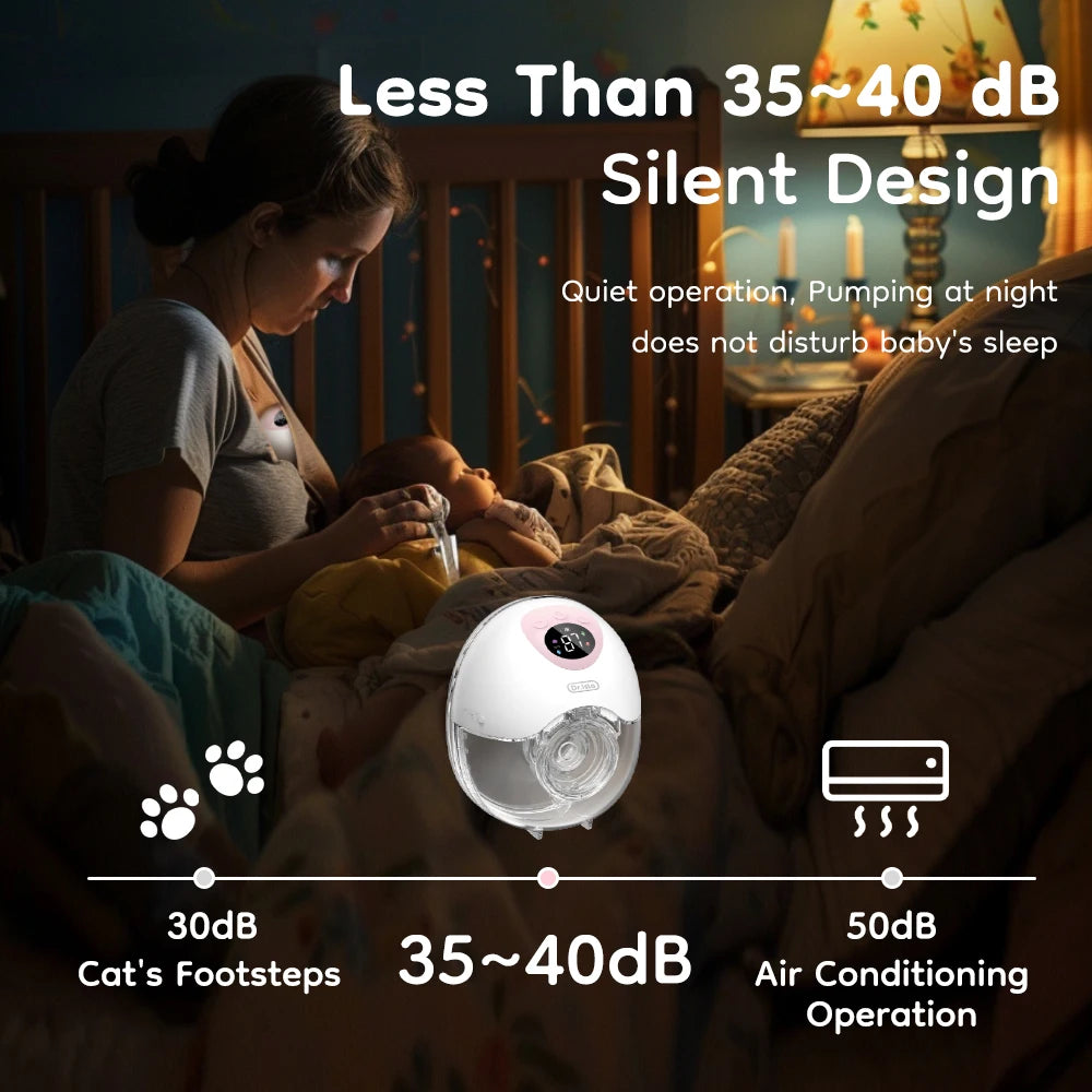 2PCS Wearable Electric Breast Pump