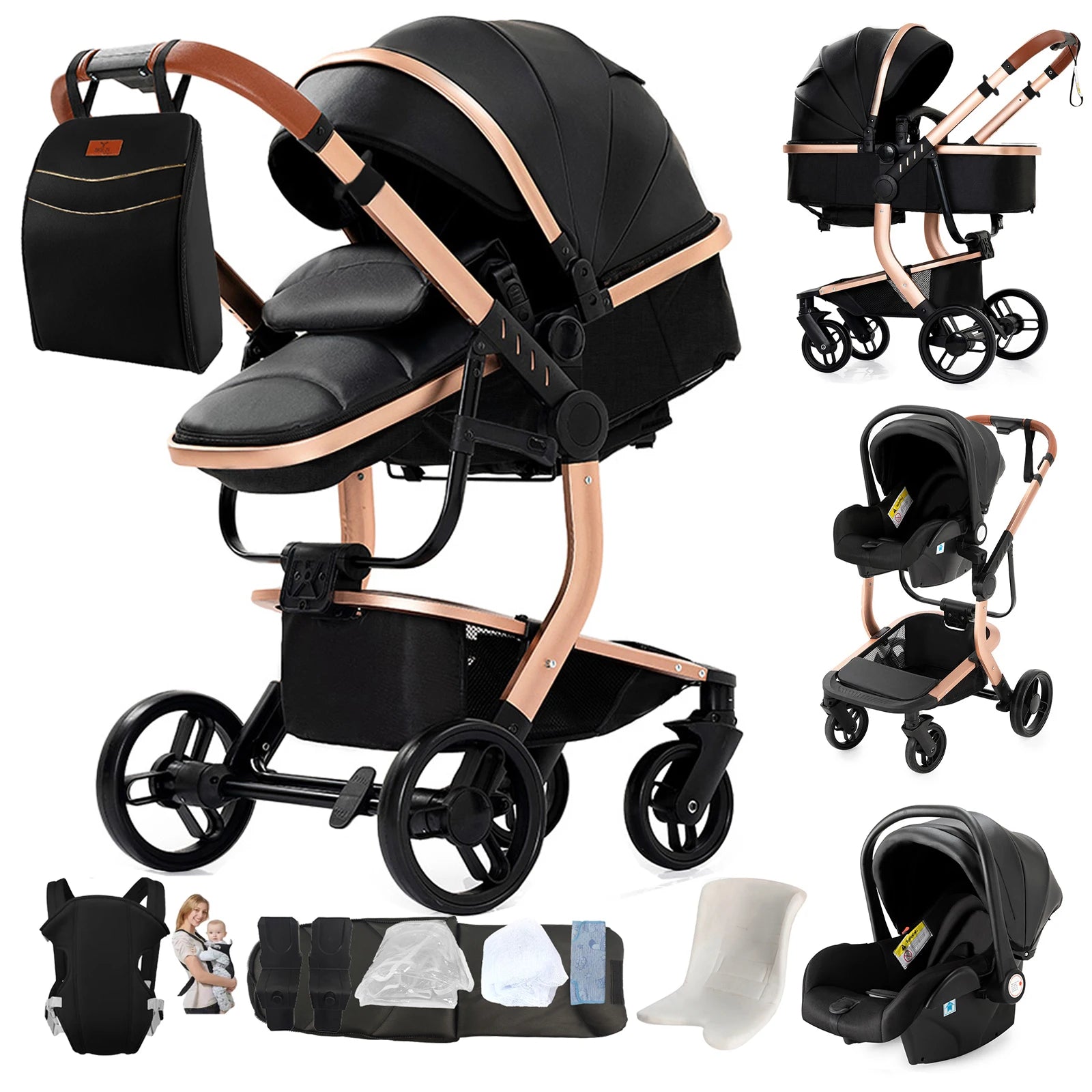 3 in 1 Baby stroller