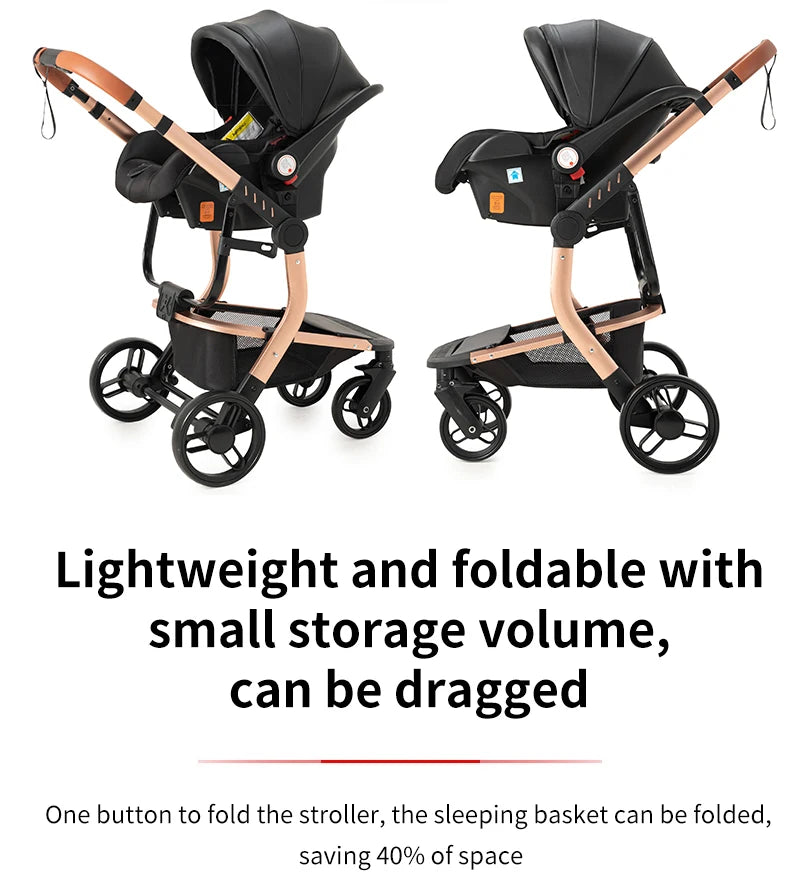 3 in 1 Baby stroller