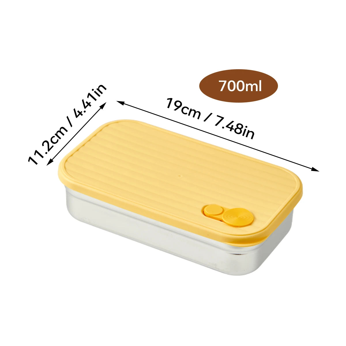 Portable Stainless Steel Lunch Box