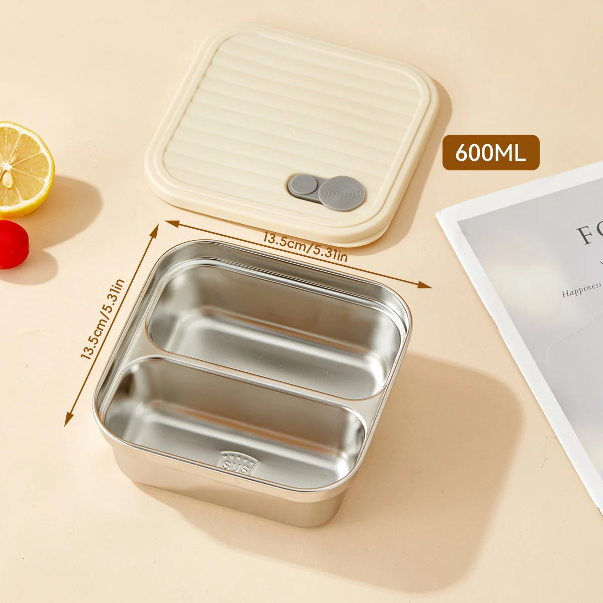 Portable Stainless Steel Lunch Box