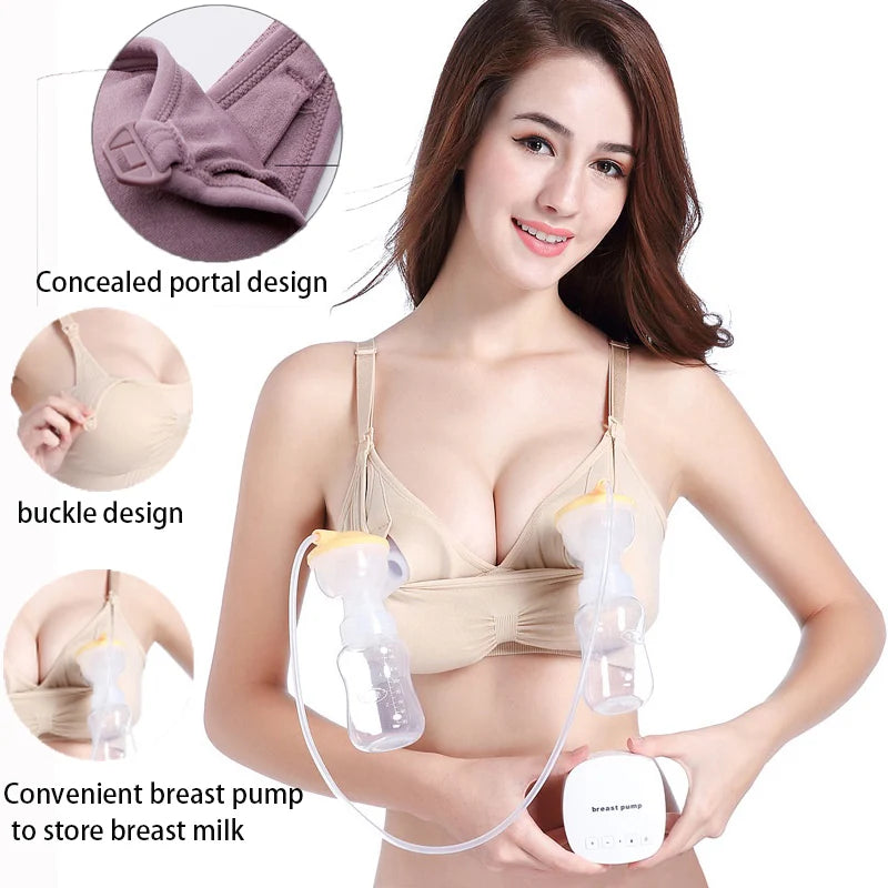 Hand Free Pumping Nursing Bra