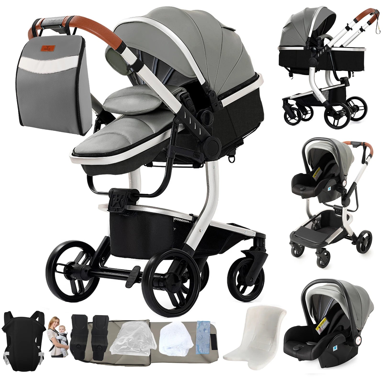 3 in 1 Baby stroller