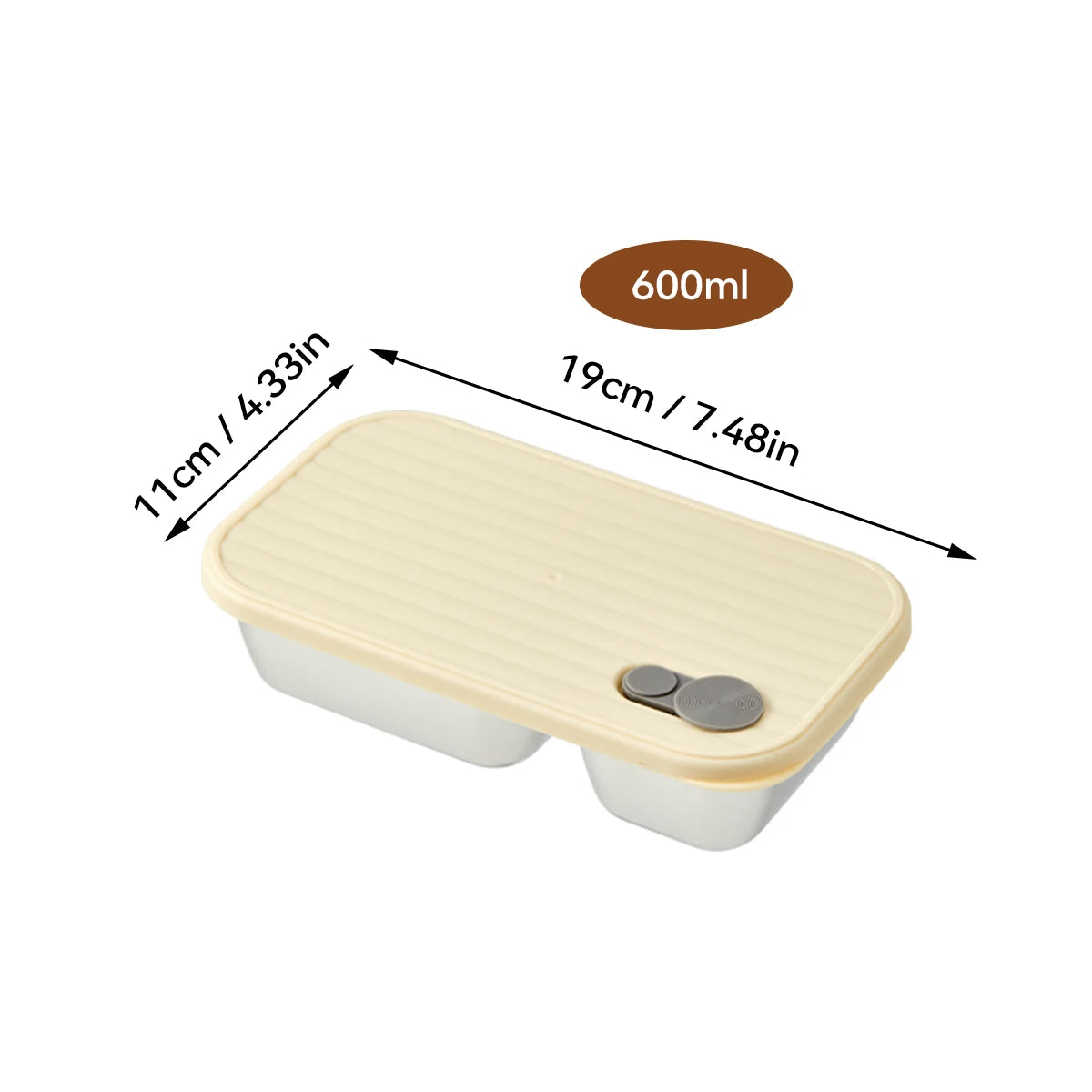 Portable Stainless Steel Lunch Box