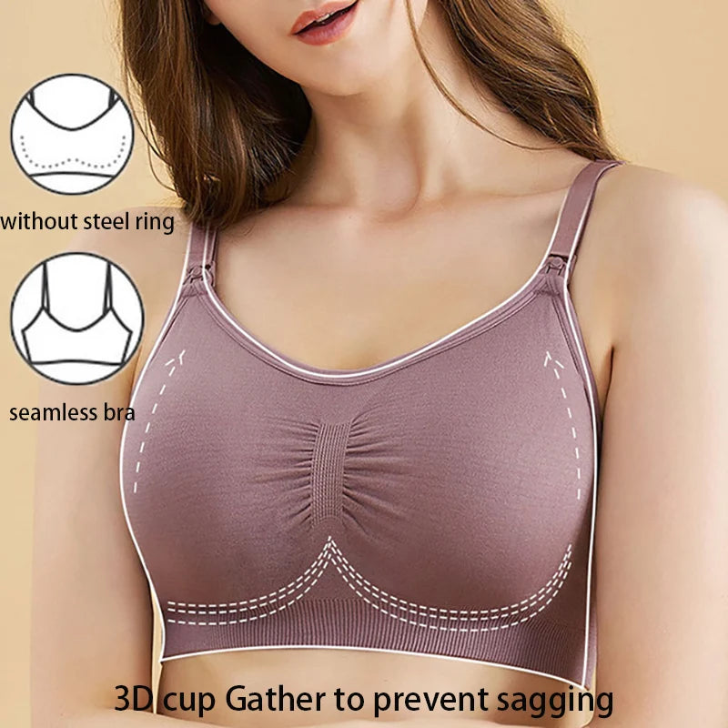 Hand Free Pumping Nursing Bra