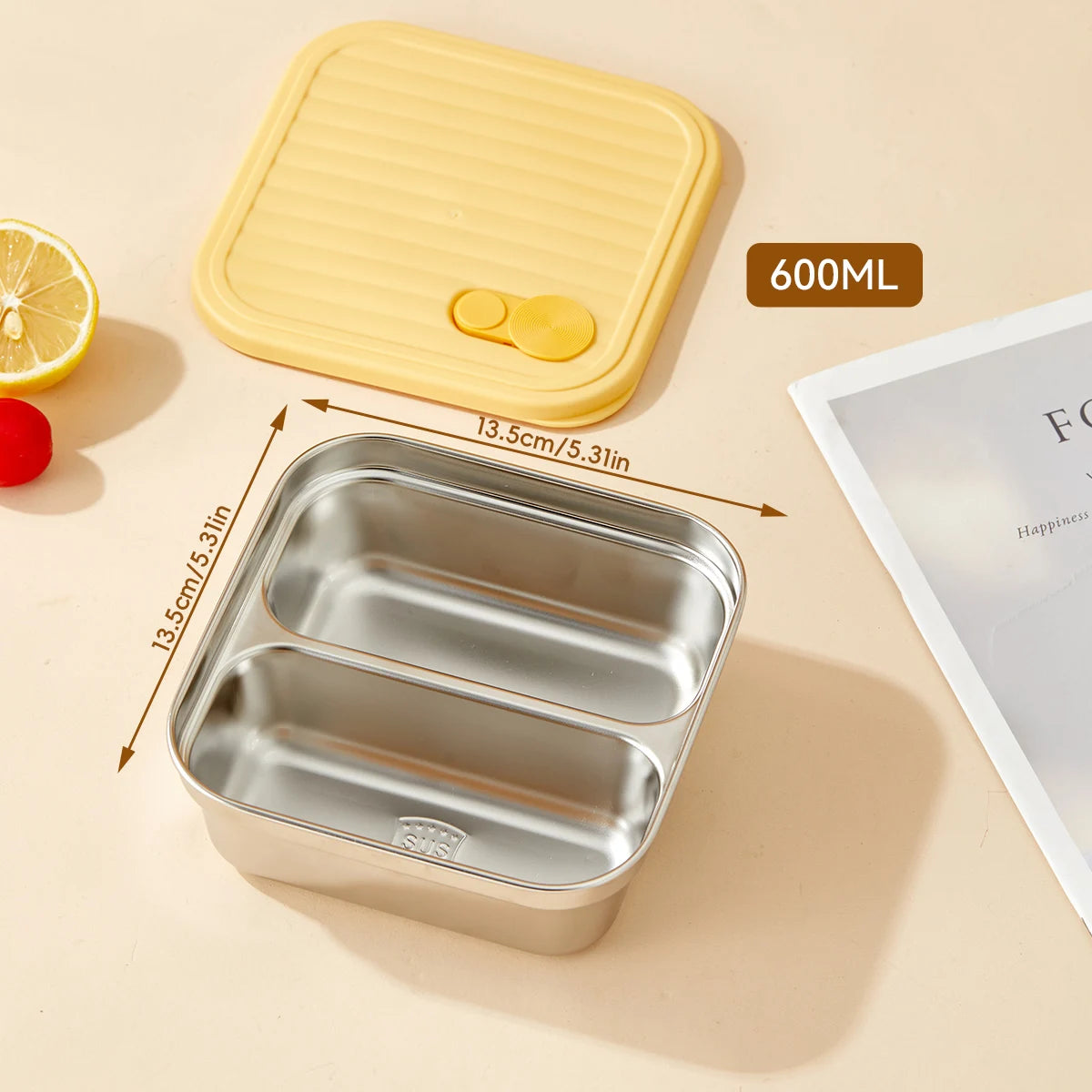 Portable Stainless Steel Lunch Box