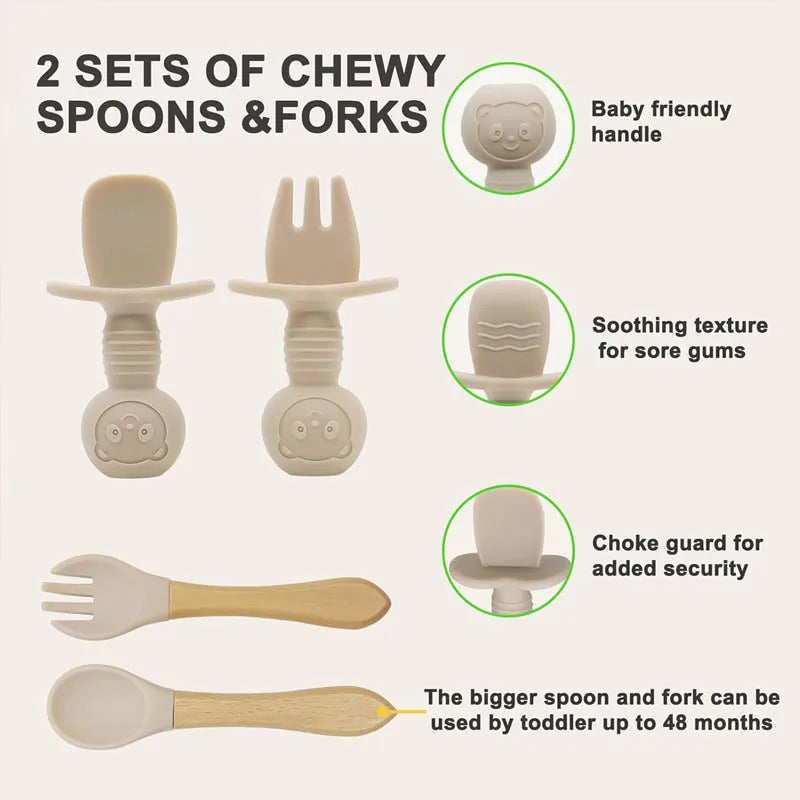 Personalized Name Baby Feeding Set