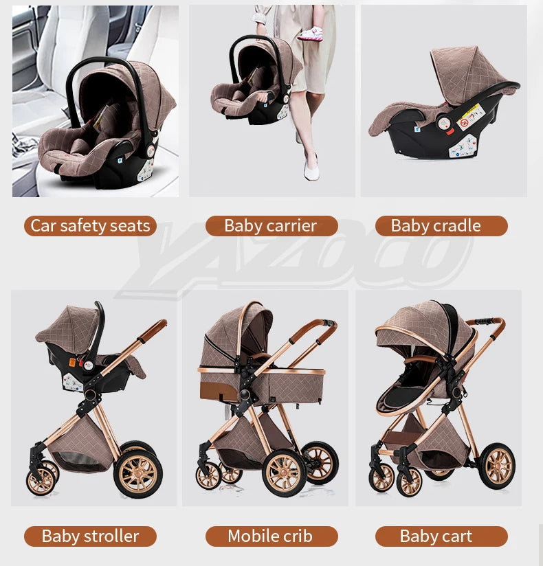 Luxury 3 in1 Baby Stroller