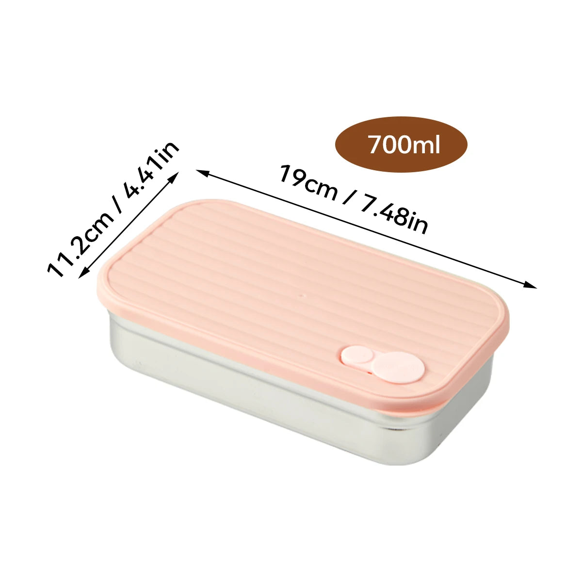 Portable Stainless Steel Lunch Box