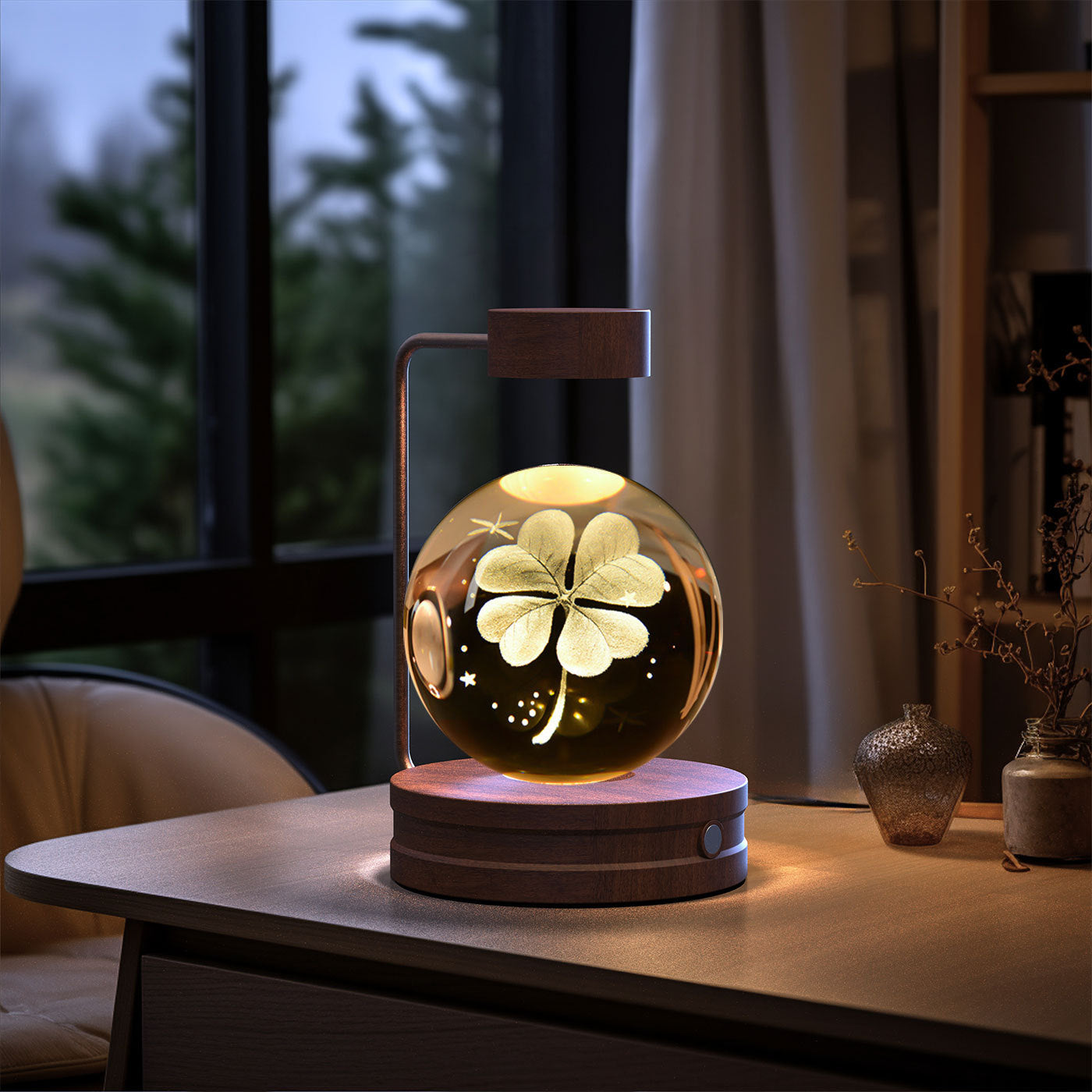 Crystal Ball Cosmic Indoor Night Light