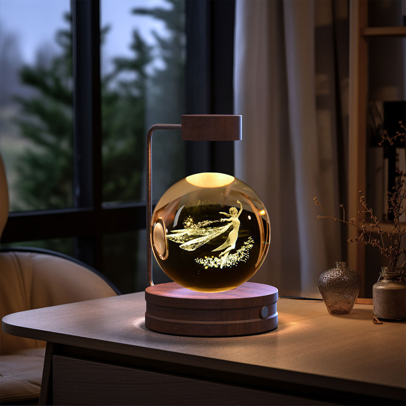 Crystal Ball Cosmic Indoor Night Light