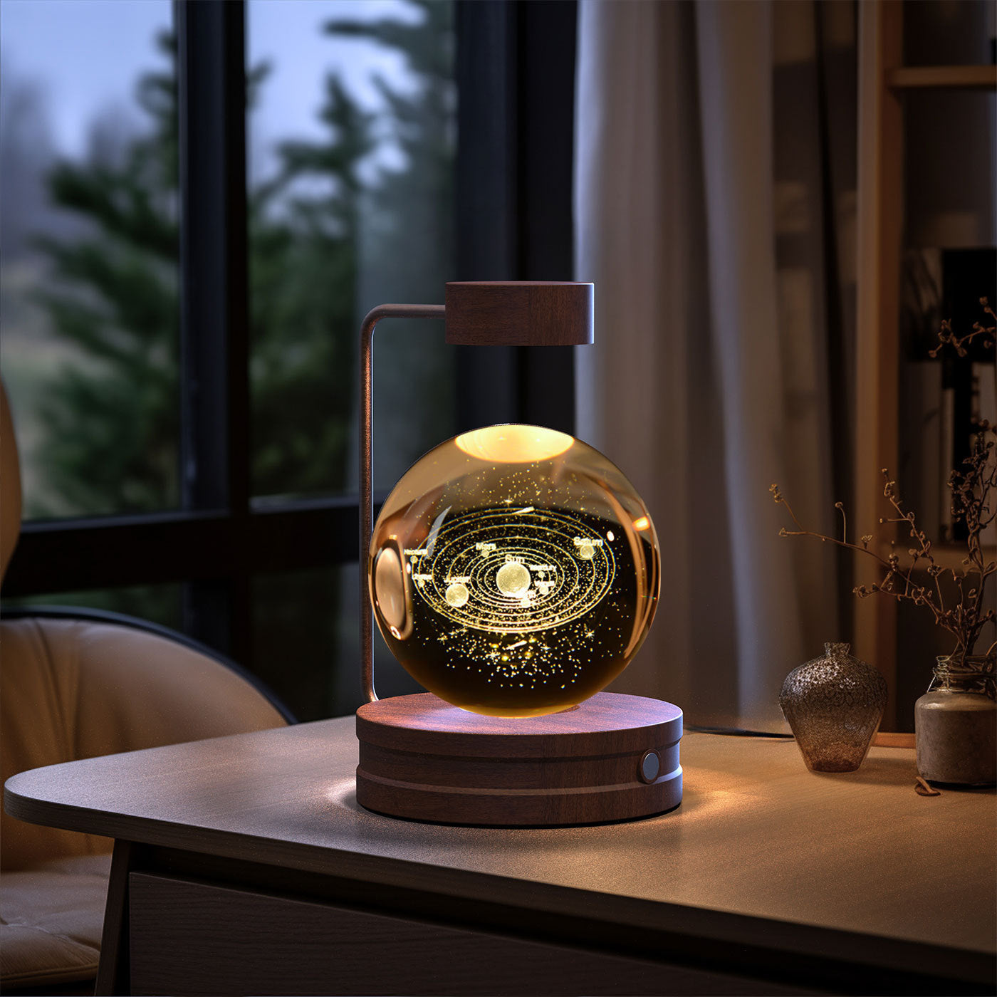 Crystal Ball Cosmic Indoor Night Light