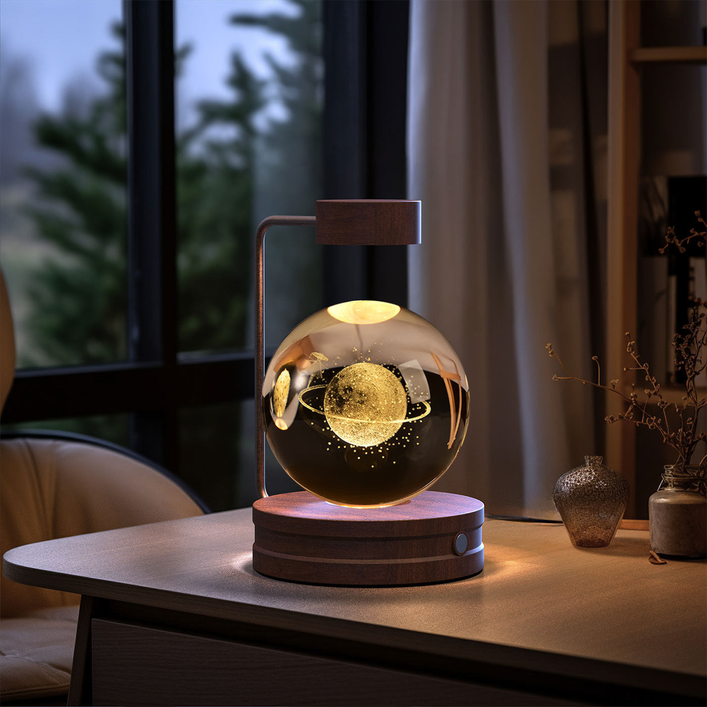 Crystal Ball Cosmic Indoor Night Light