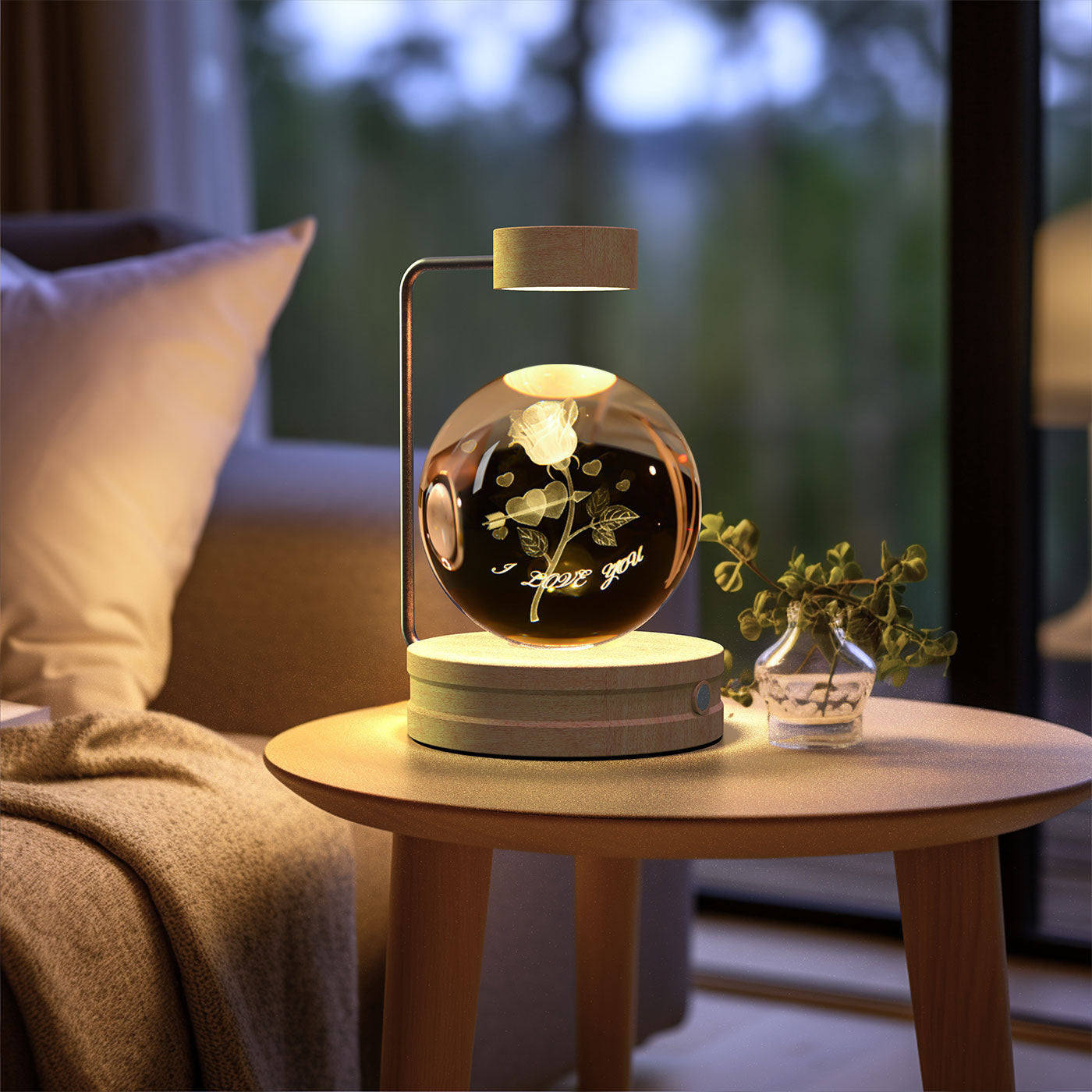 Crystal Ball Cosmic Indoor Night Light