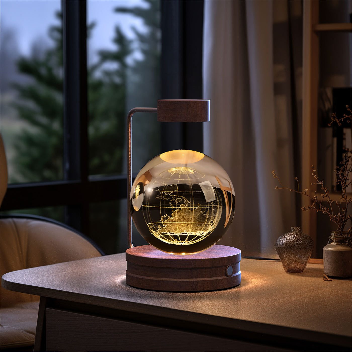 Crystal Ball Cosmic Indoor Night Light